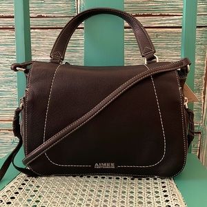 Aimee Kestenberg Women’s Concealed Carry Leather “Giana” Crossbody Bag/Purse